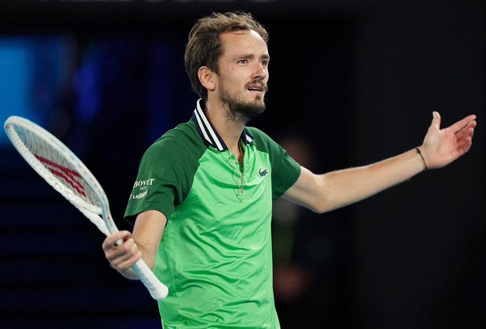 澳网翻盘美网，梅德韦杰夫状态火热