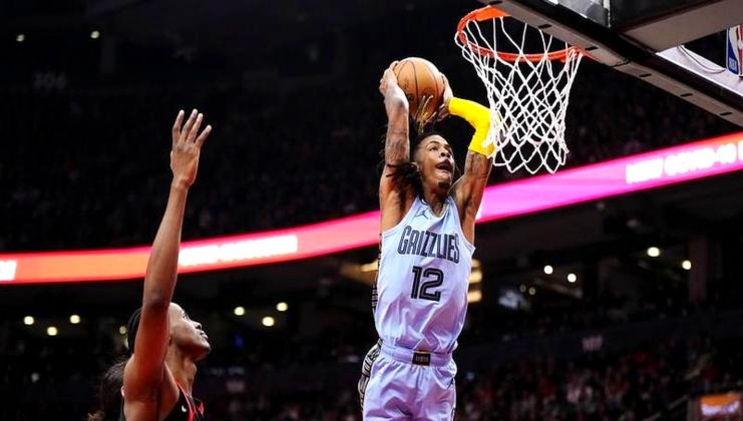 快船碾压勇士，莫兰特点燃赛场